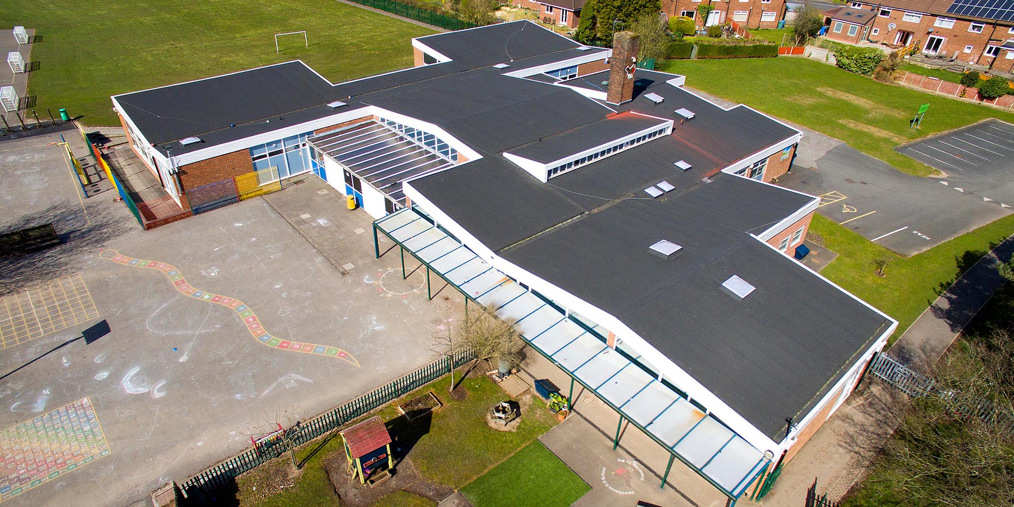 Newchurch Primary School Wide Arial Image